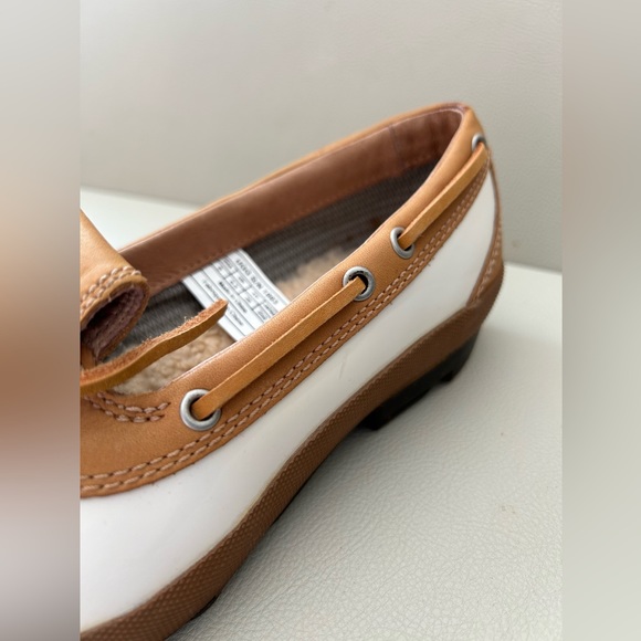 UGG ASHDALE Tan/White LEATHER Sheepskin DUCK/RAIN - Picture 3 of 8